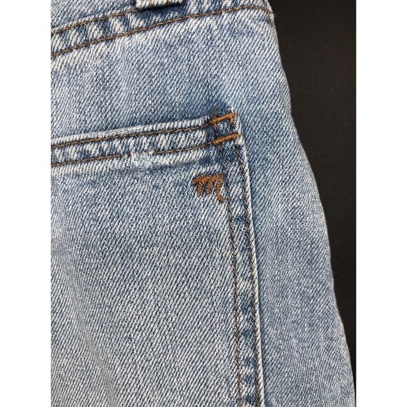 Madewell Rigid Denim A-Line Mini Skirt Cutout Edition Womens 26 Retro Cowgirl - Picture 4 of 10